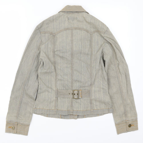 Equition Womens Grey  Denim Jacket  Size 8