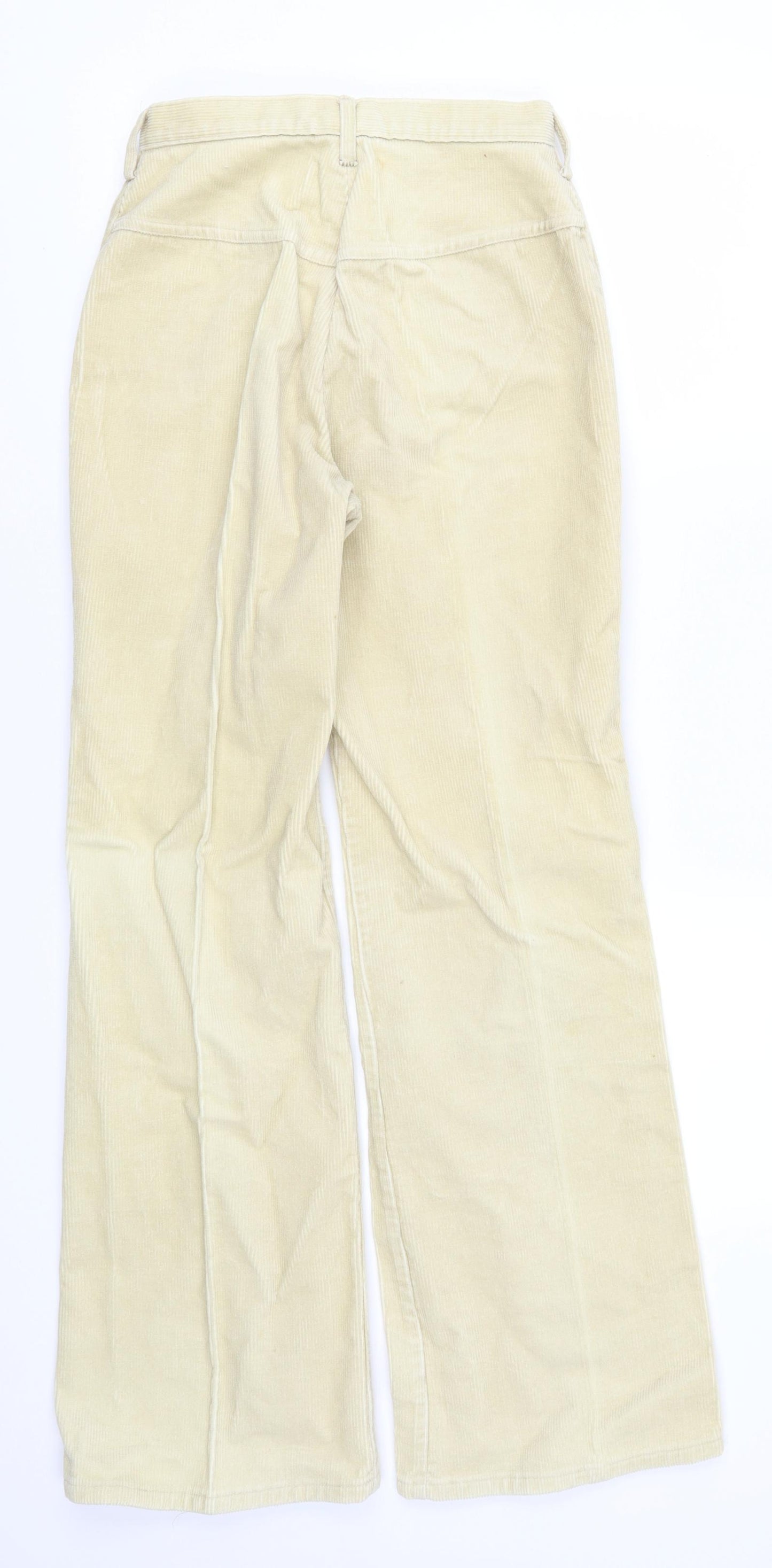St Michael Womens Beige  Corduroy Trousers  Size 10 L28 in