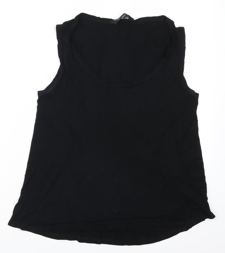 Dorothy Perkins Womens Black Basic Tank Size 12