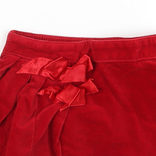 Kute Girls Red   Skater Skirt Size 18-24 Months  - Snowflake Print