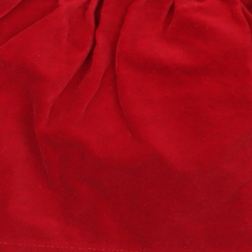 Kute Girls Red   Skater Skirt Size 18-24 Months  - Snowflake Print