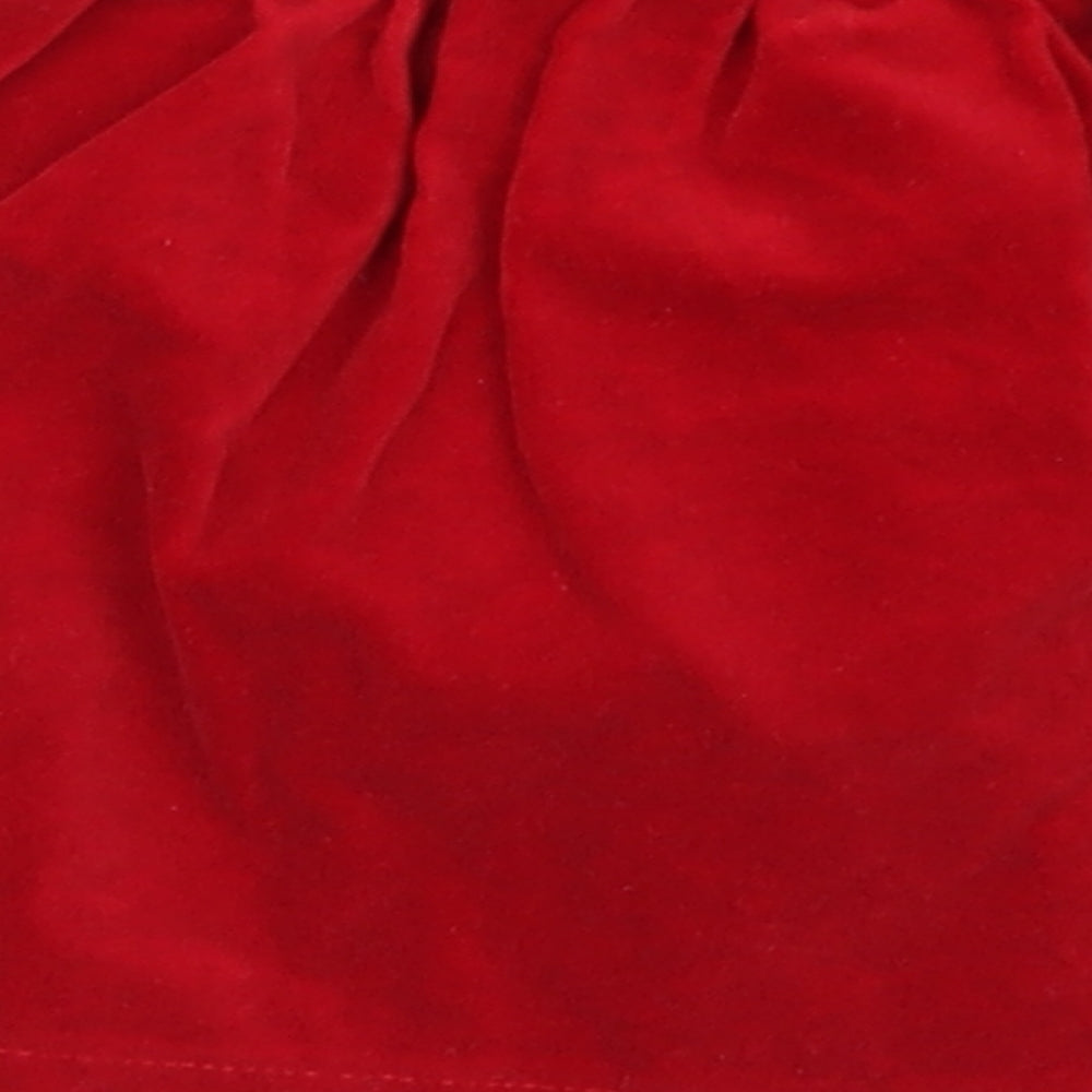 Kute Girls Red   Skater Skirt Size 18-24 Months  - Snowflake Print