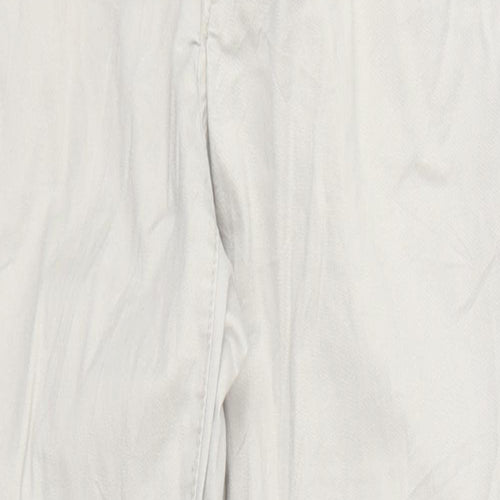 H&M Womens Beige   Chino Trousers Size 10 L31 in