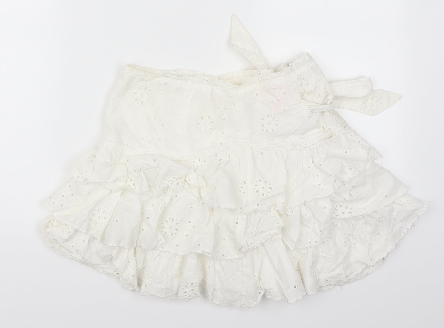 Lipsy Womens White   Mini Skirt Size 8
