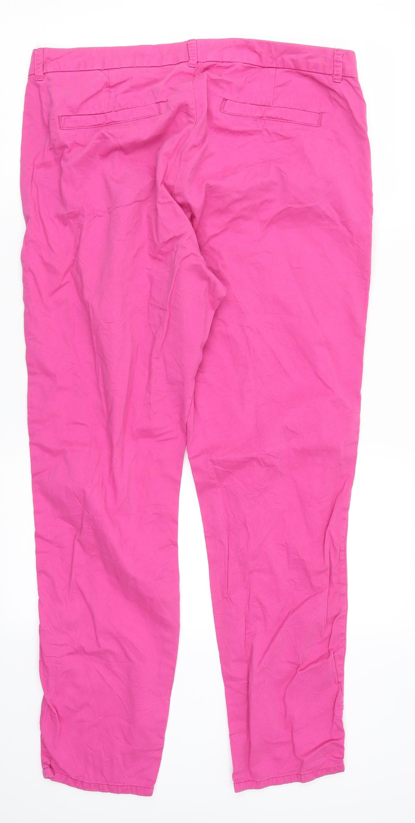 Holly & Whtte Womens Pink   Trousers  Size 18 L29 in