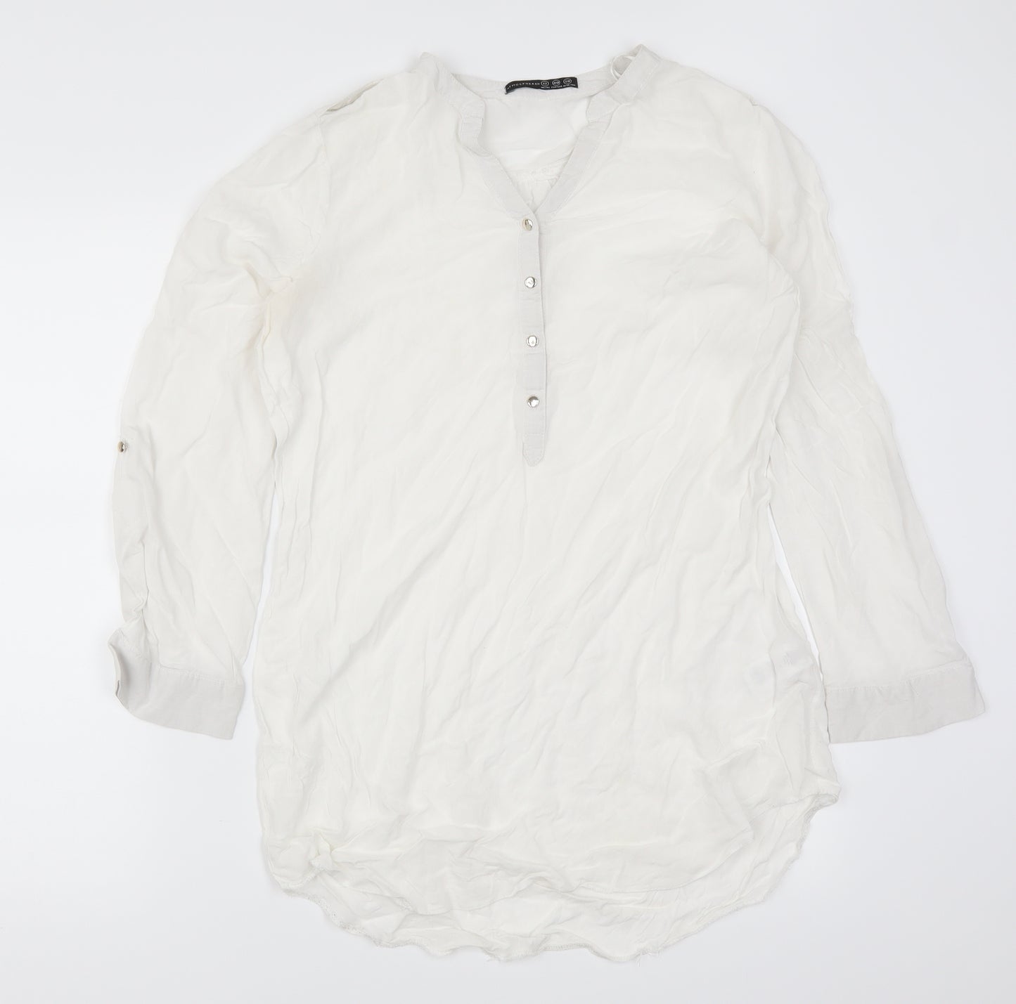 Atmosphere Womens White   Basic Blouse Size 12