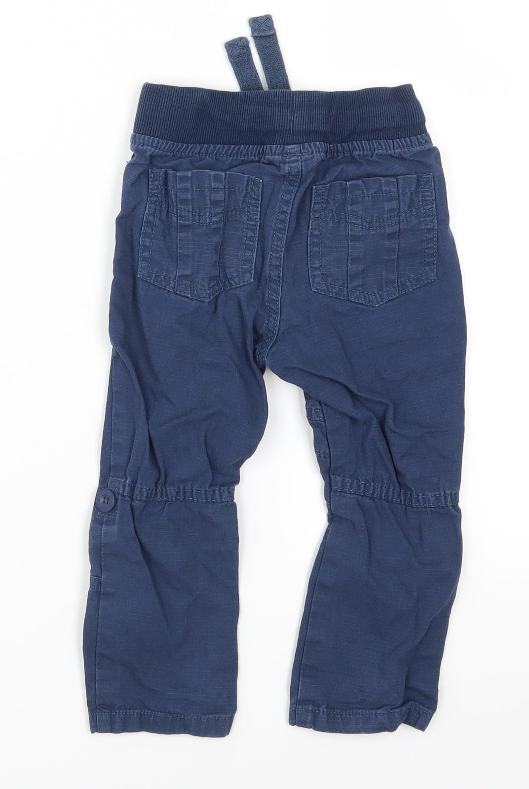 F&F Boys Blue   Cargo Trousers Size 18-24 Months