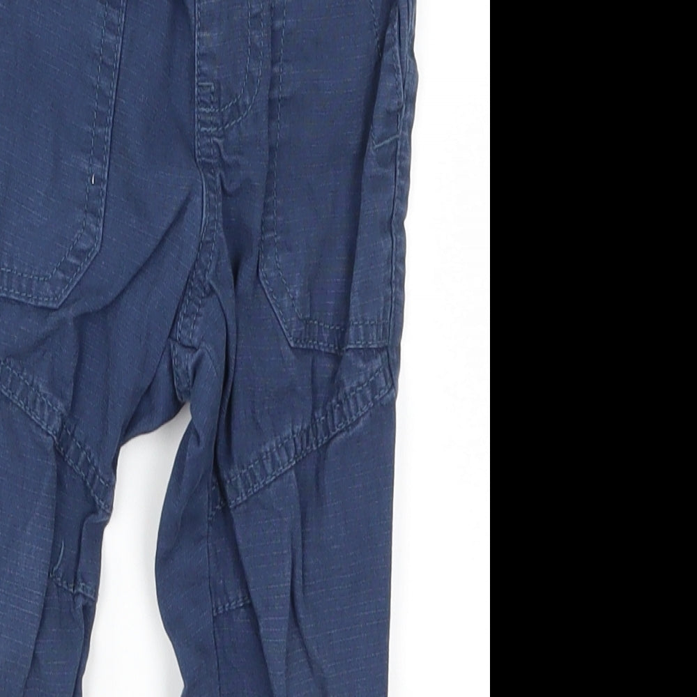 F&F Boys Blue   Cargo Trousers Size 18-24 Months