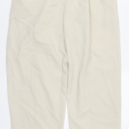 Preworn Womens Beige   Trousers  Size 32 in L27 in