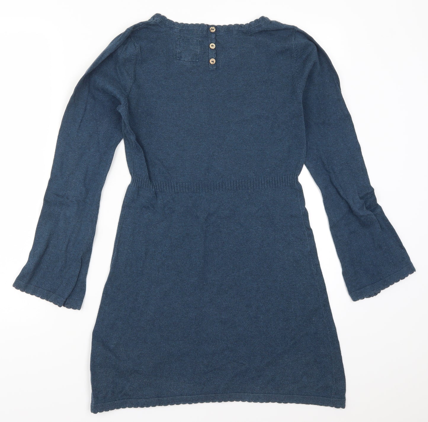Mantaray Womens Blue   Jumper Dress  Size 8