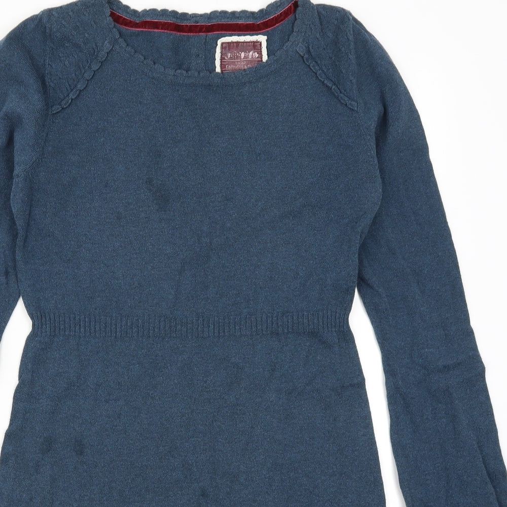 Mantaray Womens Blue   Jumper Dress  Size 8