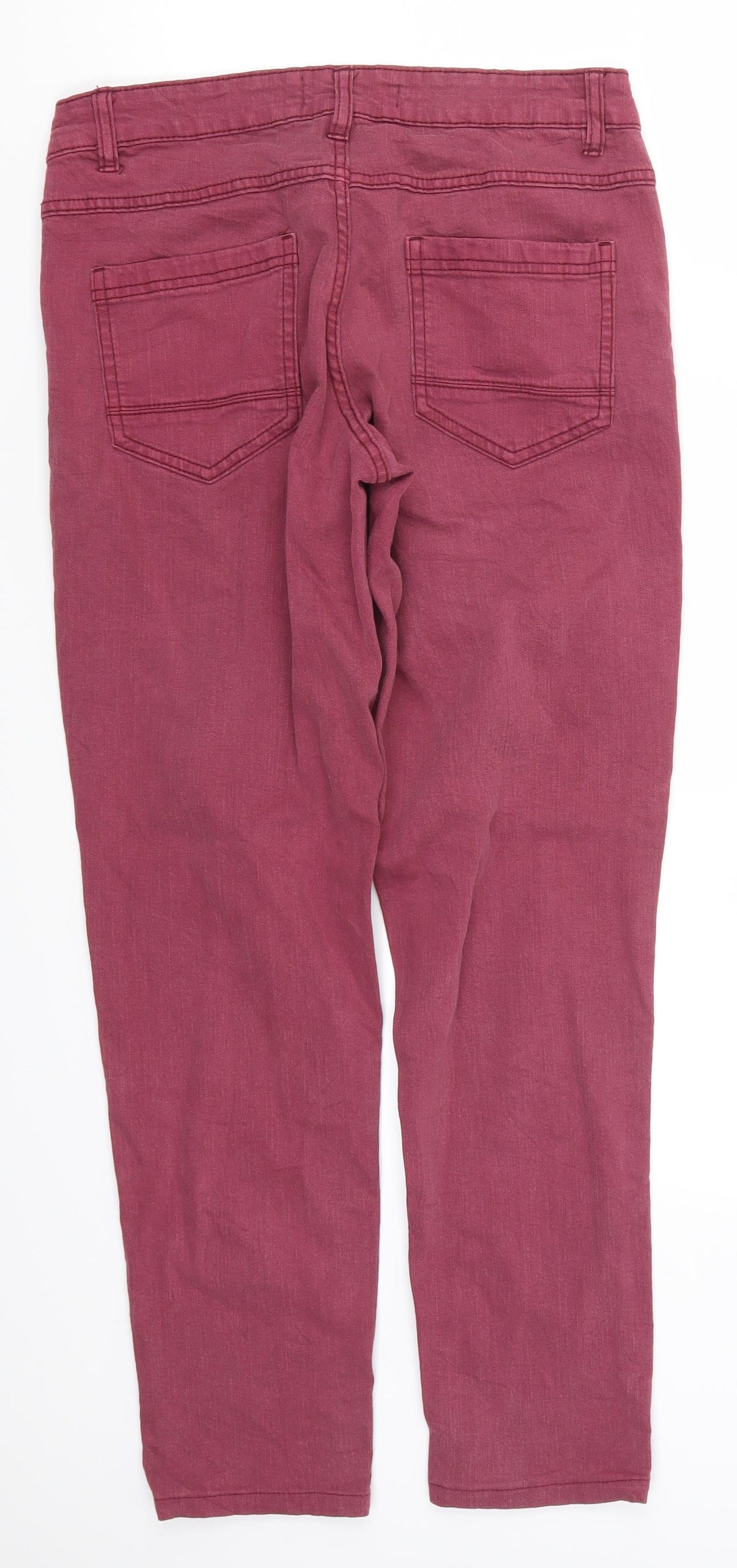 Blue Motion Womens Pink  Denim Skinny Jeans Size 10 L26 in