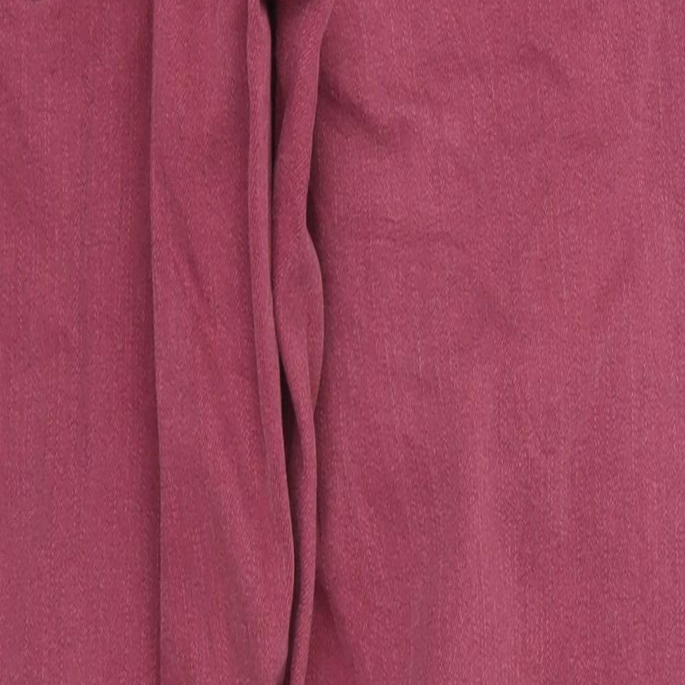 Blue Motion Womens Pink  Denim Skinny Jeans Size 10 L26 in