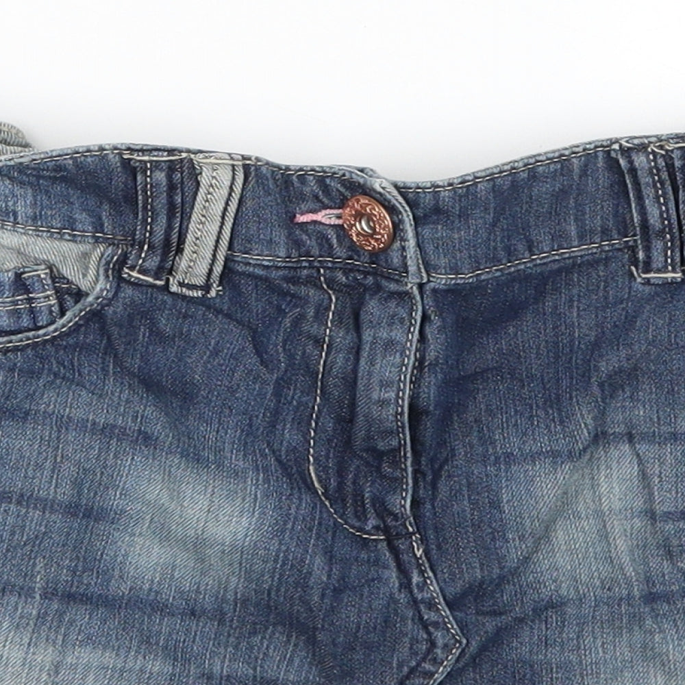 NEXT Girls Blue  Denim A-Line Skirt Size 12 Years