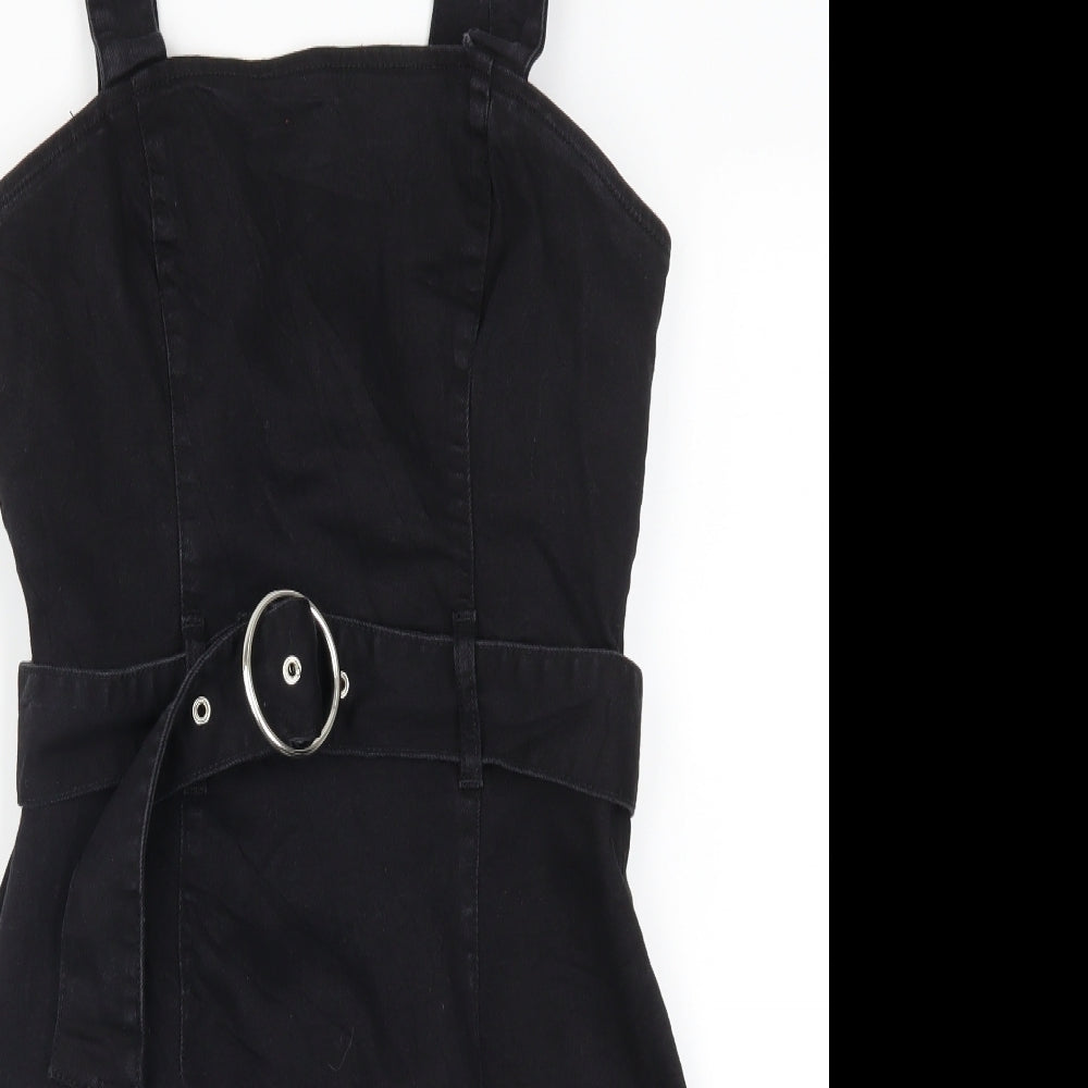 Denim Co Womens Black  Denim Mini  Size 14