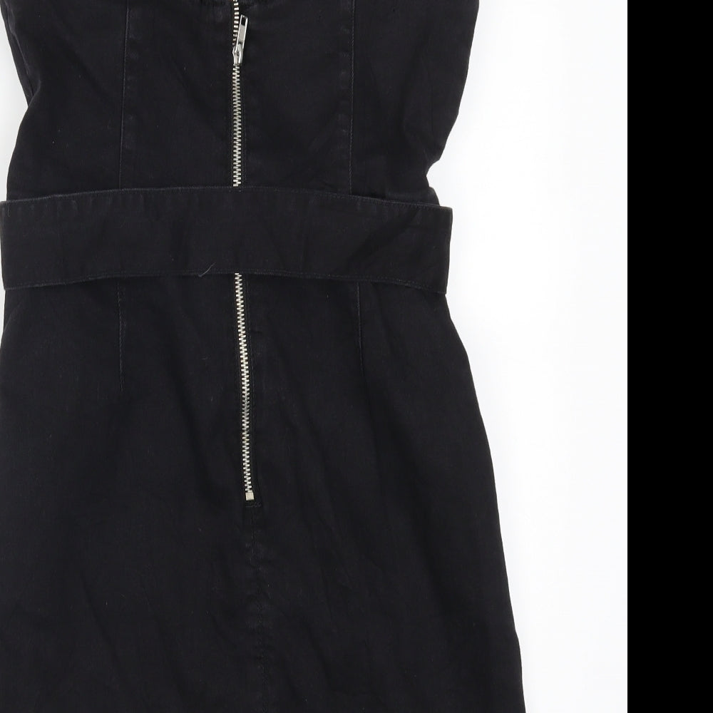 Denim Co Womens Black  Denim Mini  Size 14