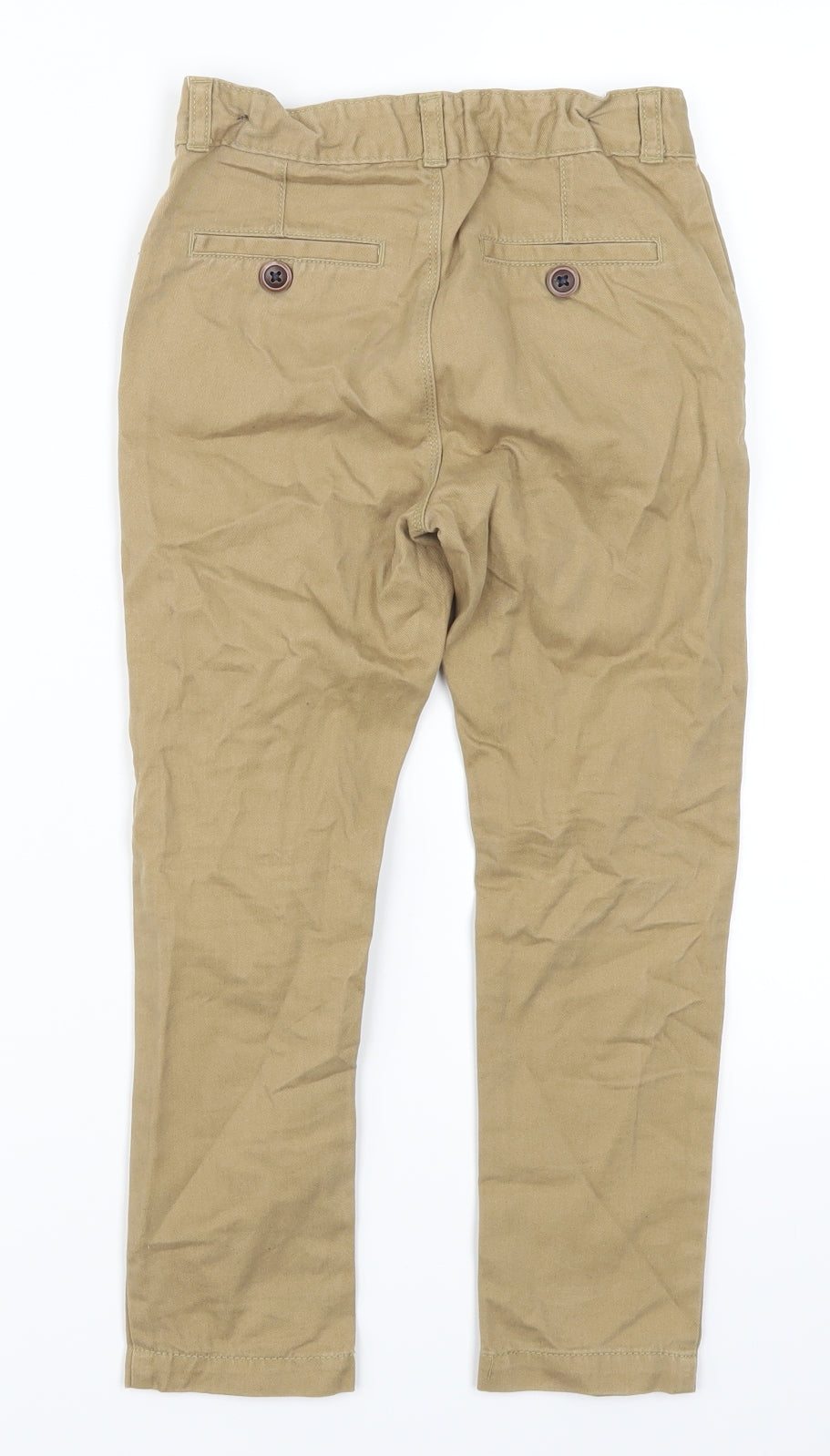 George Boys Beige   Chino Trousers Size 4-5 Years