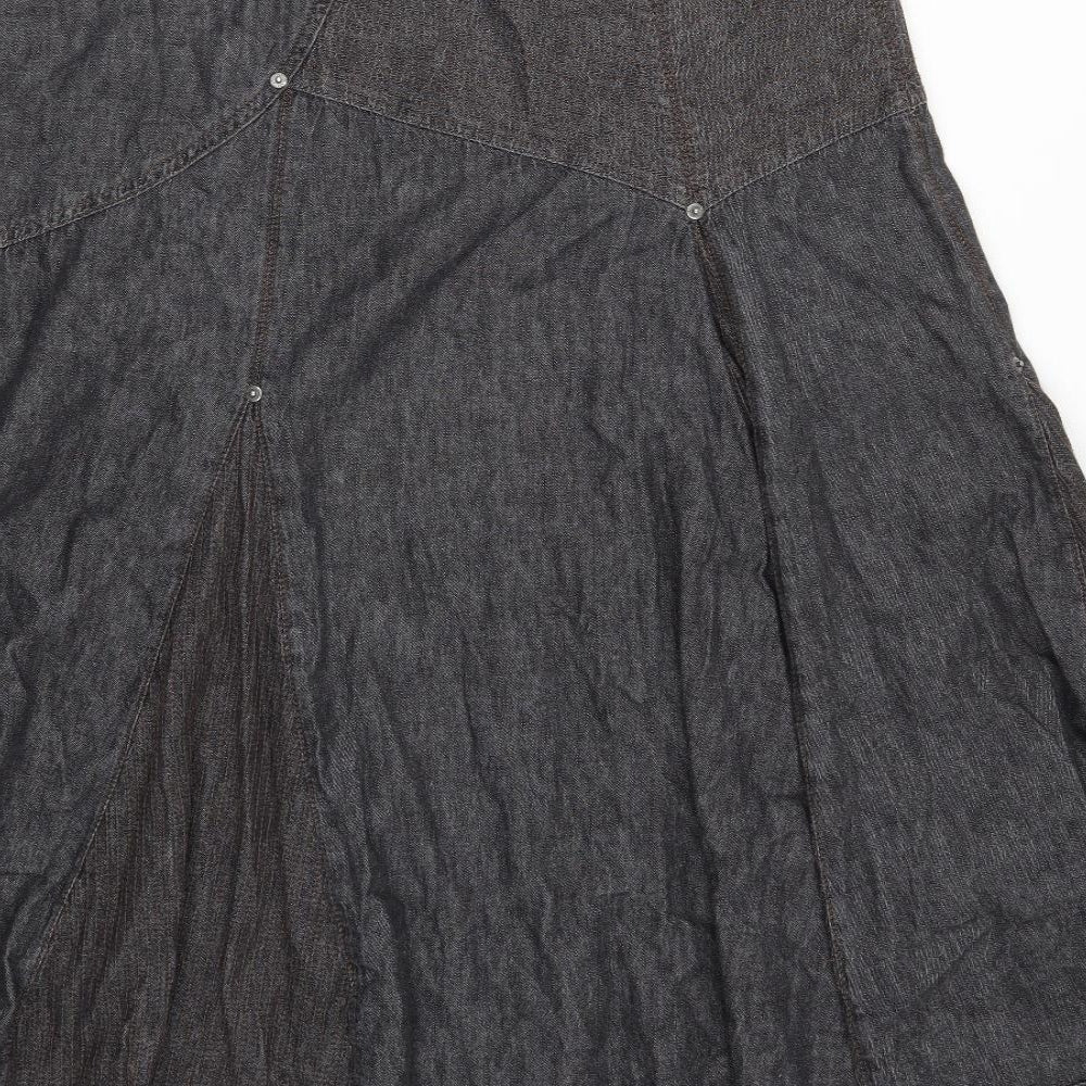 Cherokee Womens Grey  Denim Maxi Skirt Size 18