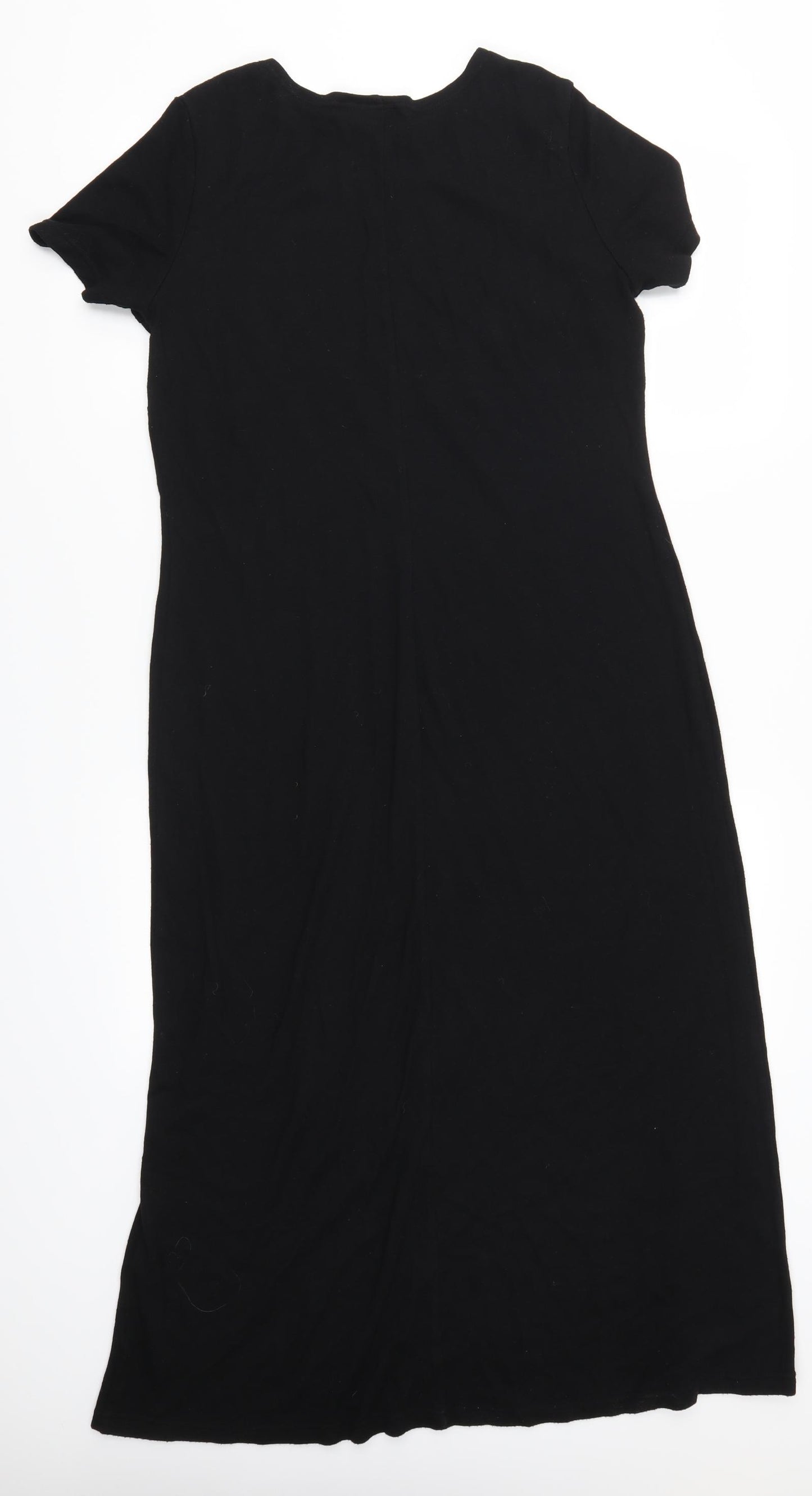 Sara Neal Womens Black   Maxi  Size 18  - Embroidered Flowers