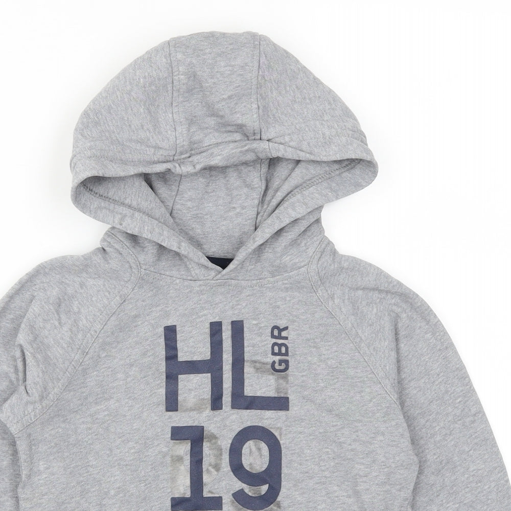 Henri Lloyd Boys Grey   Pullover Hoodie Size 6-7 Years