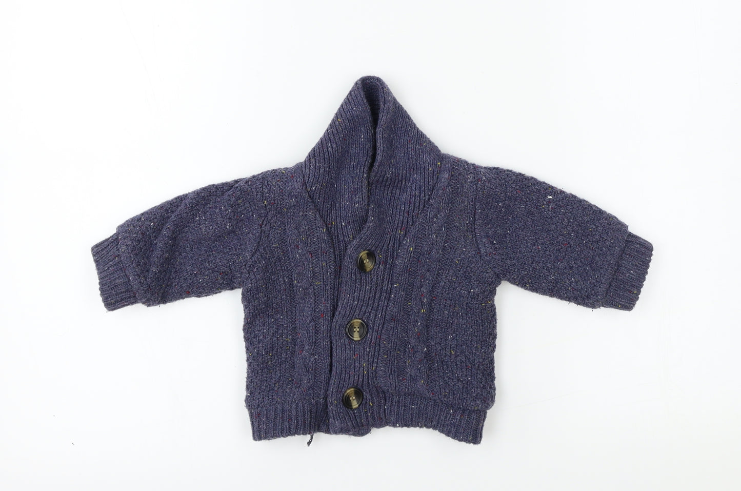 Nutmeg  Boys Blue   Cardigan Jumper Size 3-6 Months