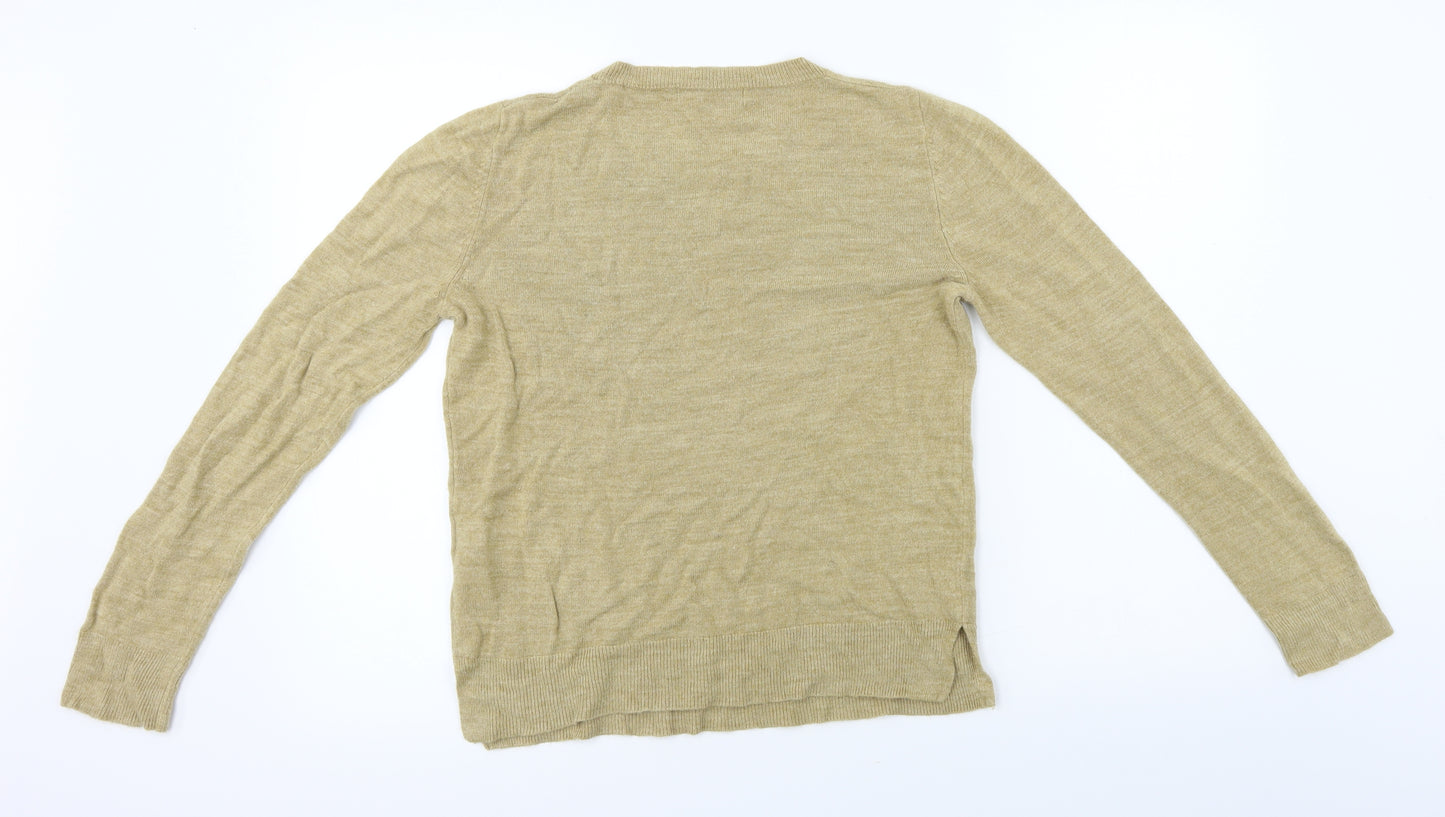 Marks and Spencer Womens Beige   Pullover Jumper Size 12