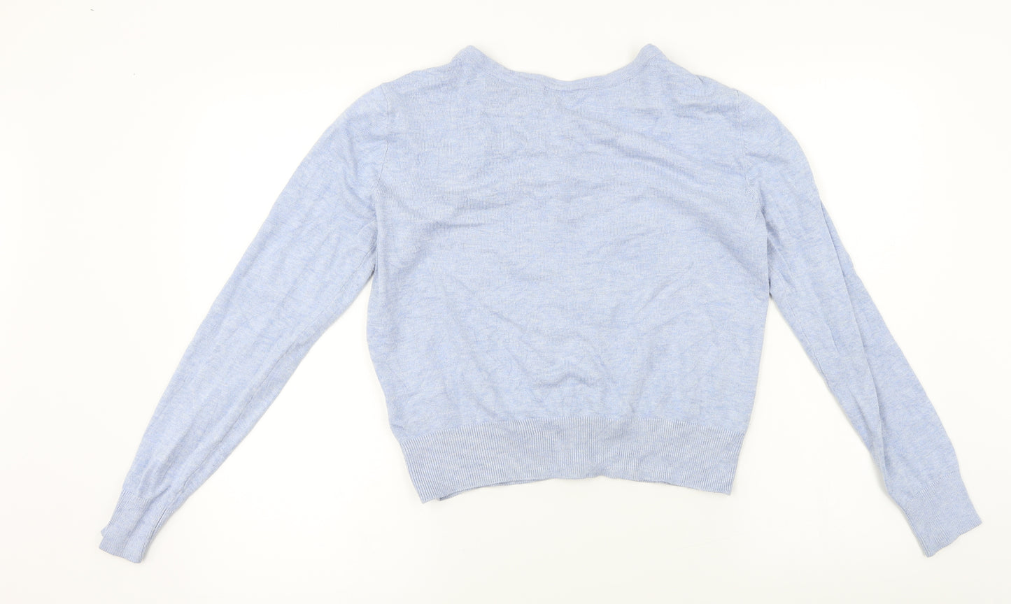 H&M Womens Blue   Cardigan Jumper Size M