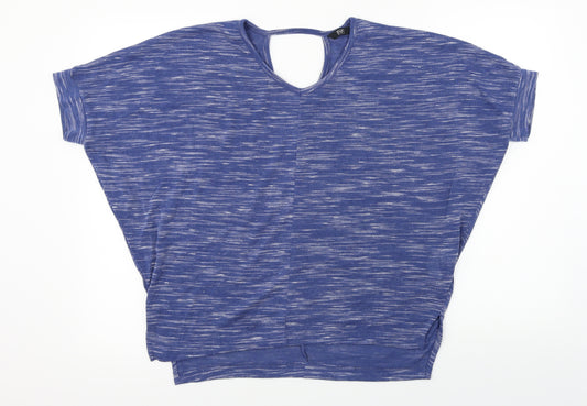 Front view of F&F women’s blue jumper, size UK 8