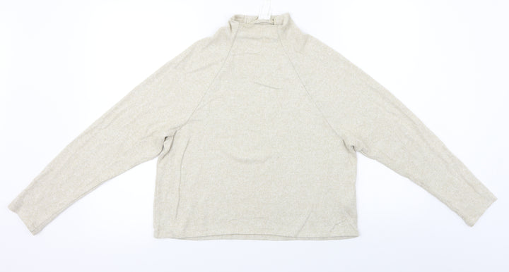 H&M Womens Beige Pullover Jumper Size XS