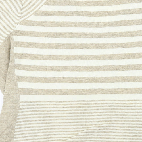Country Casuals  Womens Beige Striped  Pullover Jumper Size S