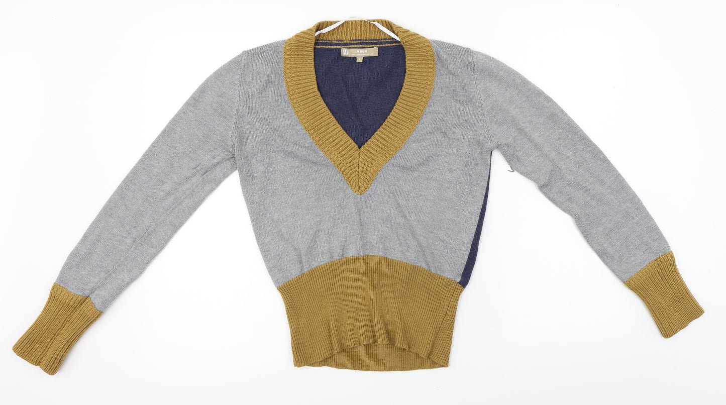 YAYA Womens Grey   Pullover Jumper Size L