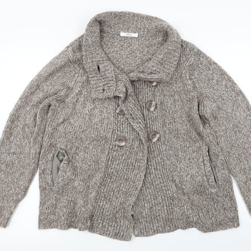 Marks and Spencer  Womens Beige   Cardigan Jumper Size 16