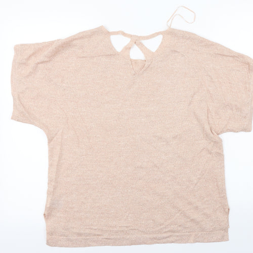 Marks and Spencer  Womens Pink   Basic T-Shirt Size 14