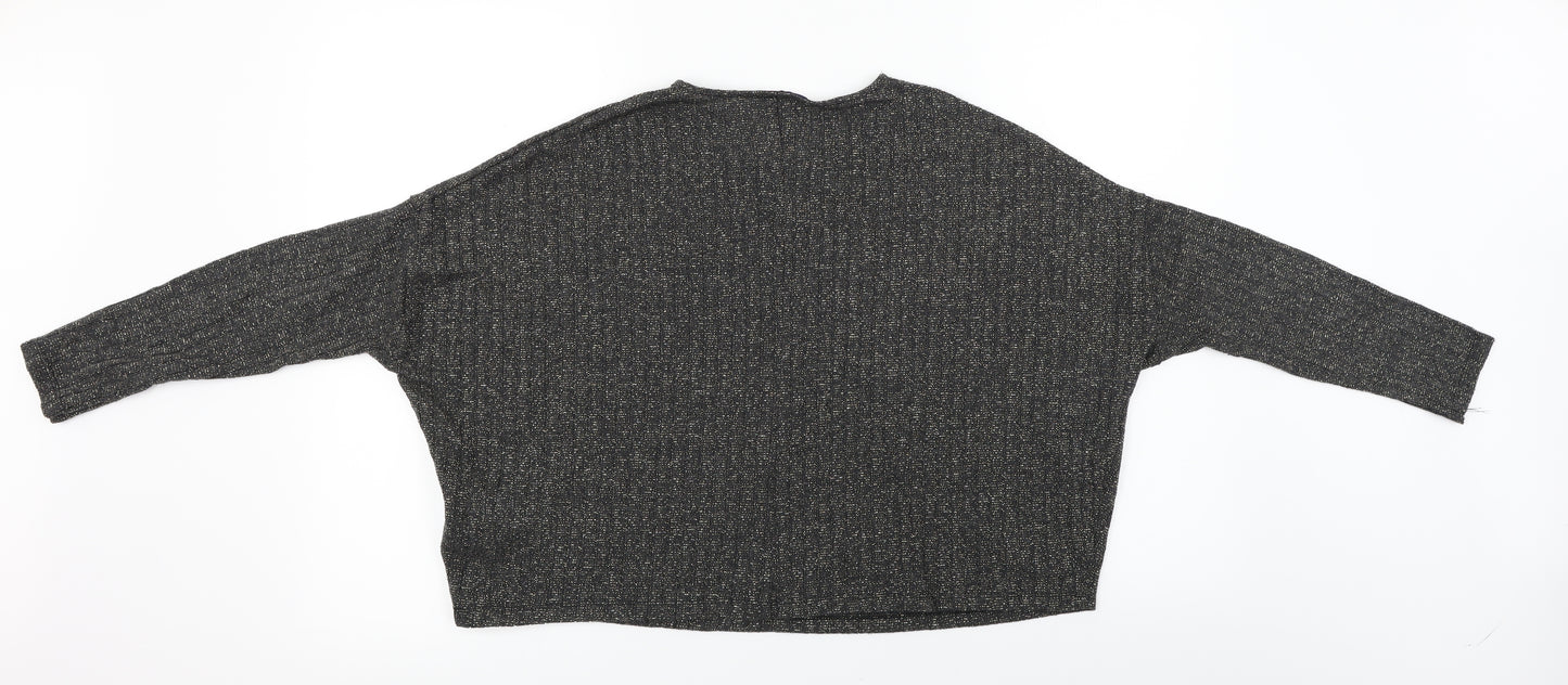 Zara Womens Black   Pullover Jumper Size S