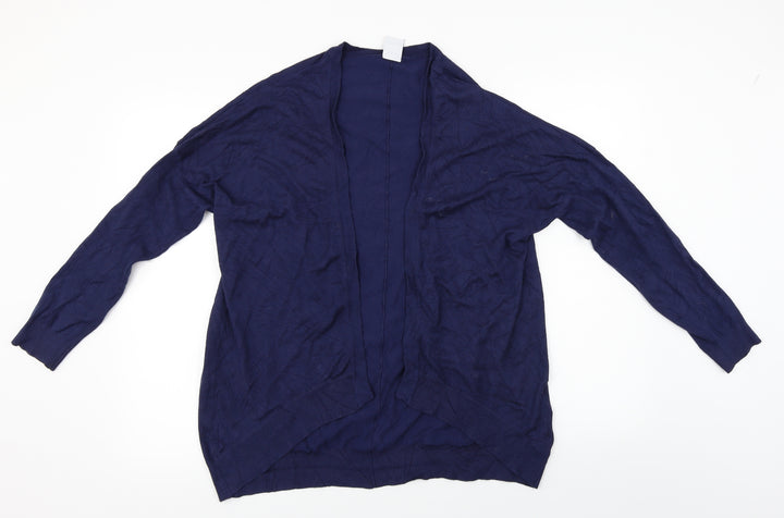 VERO MODA Womens Blue Cardigan Jumper Size M