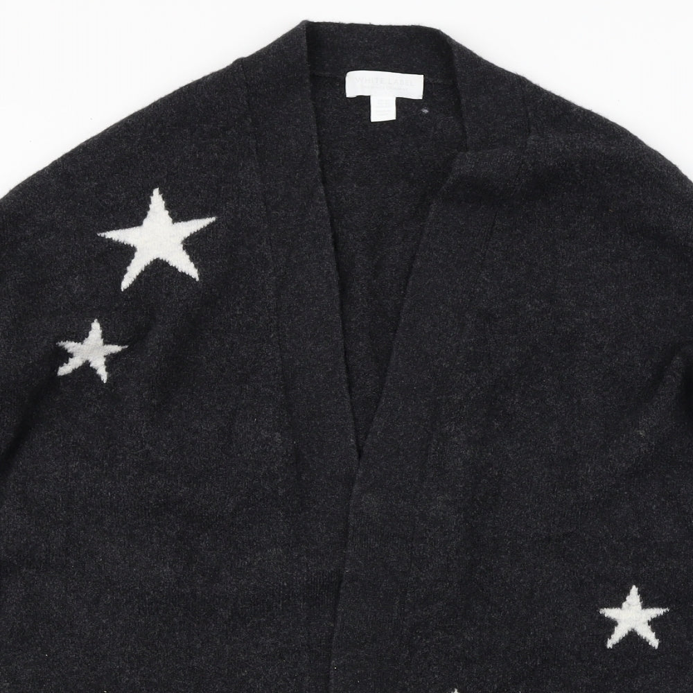 white label  Womens Black   Cardigan Jumper Size XS