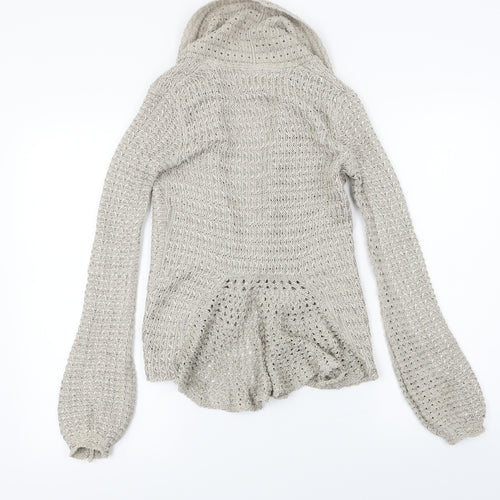 i.n.c Womens Beige   Cardigan Jumper Size XS