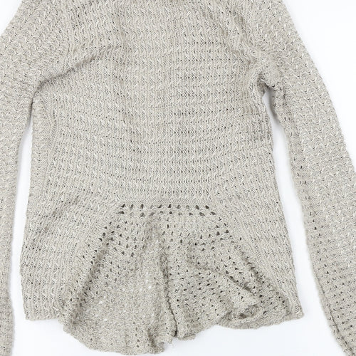 i.n.c Womens Beige   Cardigan Jumper Size XS