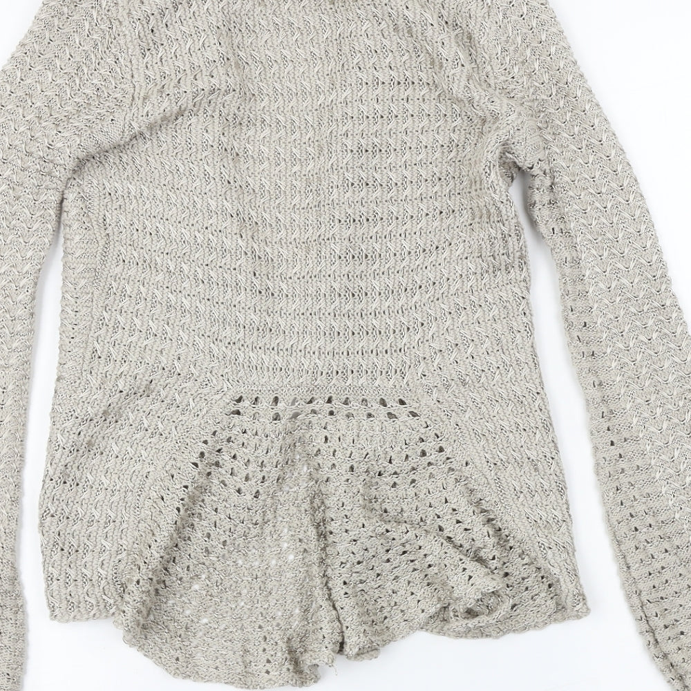 i.n.c Womens Beige   Cardigan Jumper Size XS