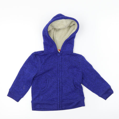 Crazy 8 Girls Blue   Full Zip Hoodie Size 2 Years