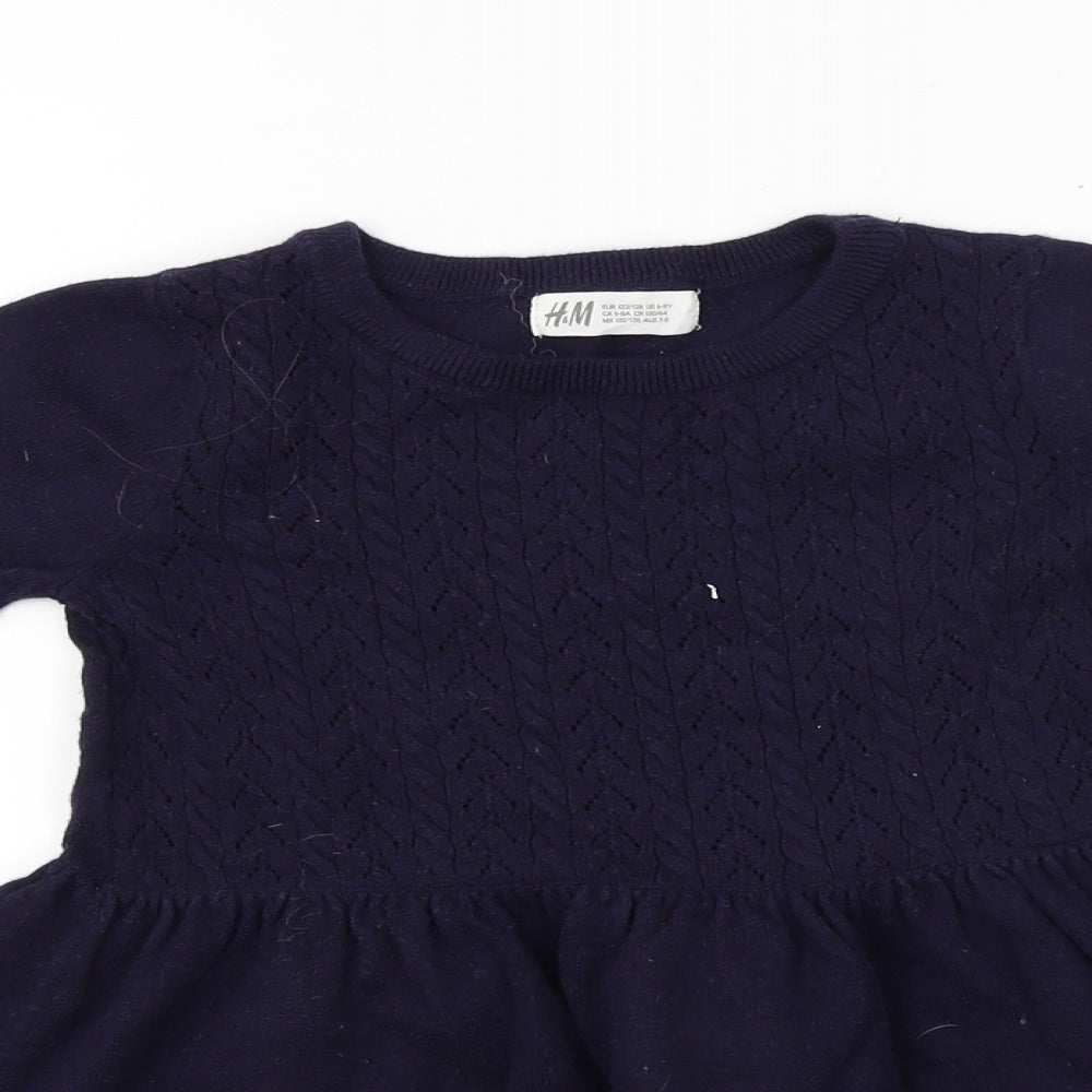 H&M  Girls Blue   A-Line  Size 8-9 Years