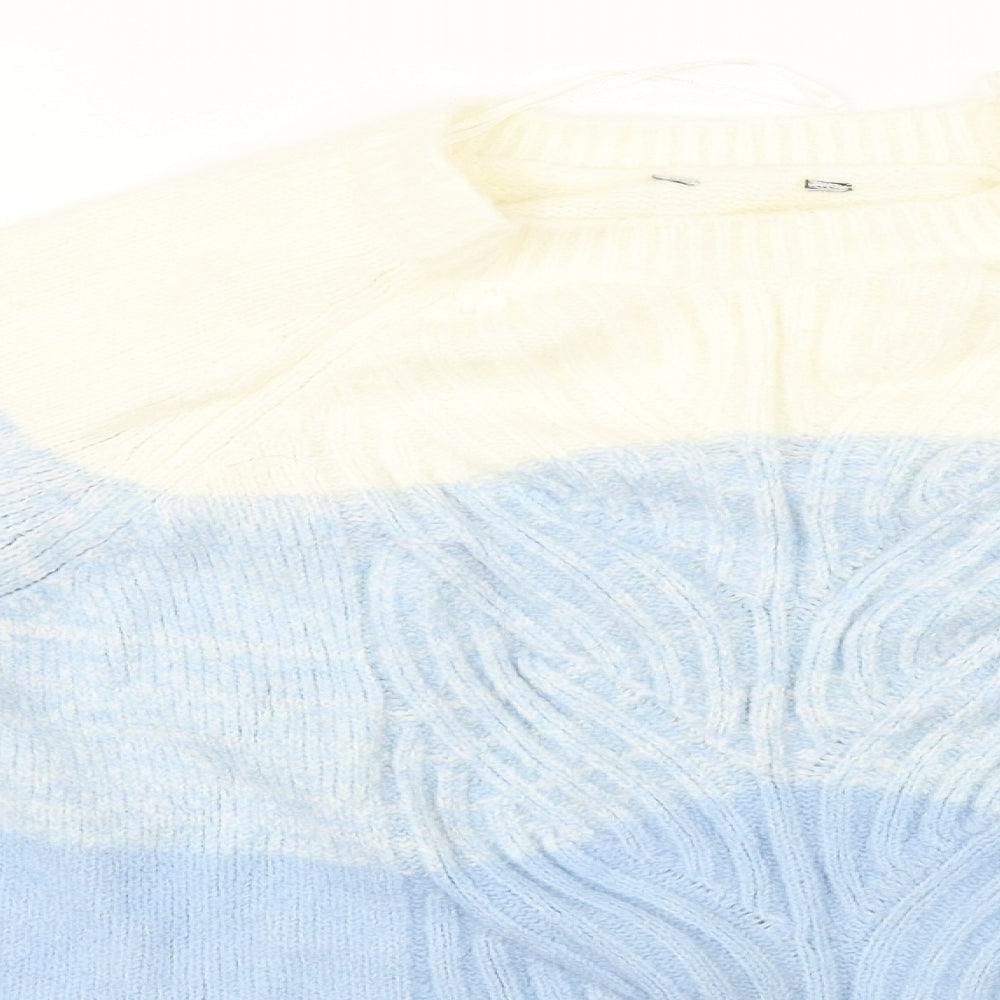Peacocks  Womens Blue   Pullover Jumper Size M
