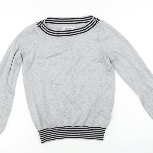 Debenhams  Womens Grey   Pullover Jumper Size 10