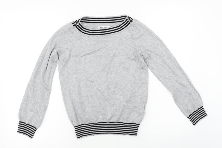Debenhams Womens Grey Pullover Jumper Size 10