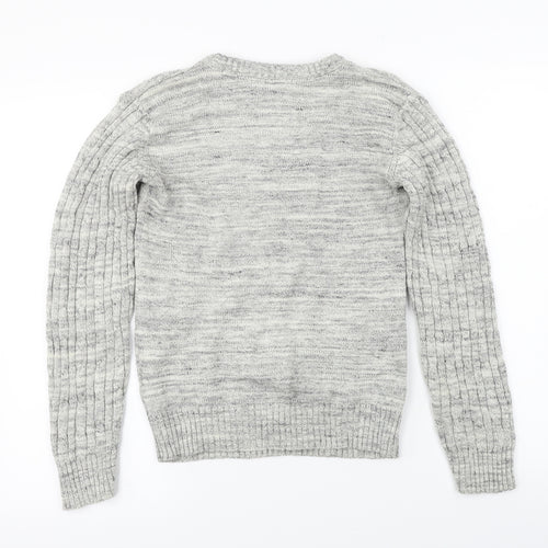 H&M  Boys Grey   Pullover Jumper Size 11-12 Years