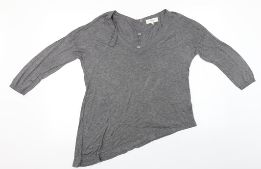 Front view of Next women’s grey jumper, size UK 10