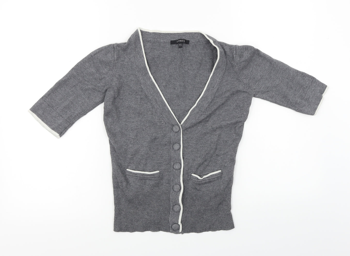 Dunnes Stores  Womens Grey   Cardigan Jumper Size 8