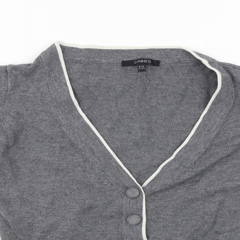 Dunnes Stores  Womens Grey   Cardigan Jumper Size 8