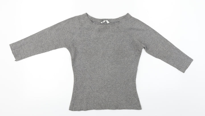 Ozone Womens Grey Pullover Jumper Size S