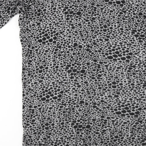 Marks and Spencer  Womens Grey Animal Print  Jumper Dress  Size 12